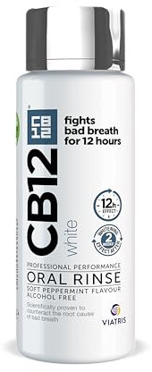 CB12 White Mouthwash, Whiter Teeth After 2 Weeks, Pleasant Breath For 12 Hours, 250 ml