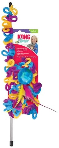 KONG Cat Teaser Loopz 147 x 4.5 x 4.5 cm Multi-Coloured