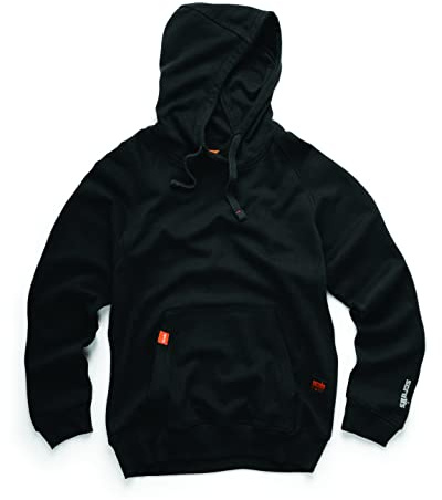 Scruffs Mens Eco Worker Hoodie, Black, L UK