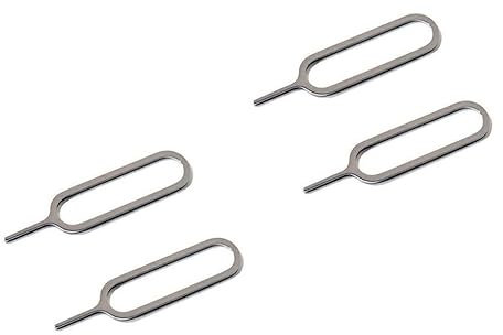 MJ Vision 4 pcs SIM Card Ejector Pin, Sim Tray Removal Tool Pin - Set of 4 Pin