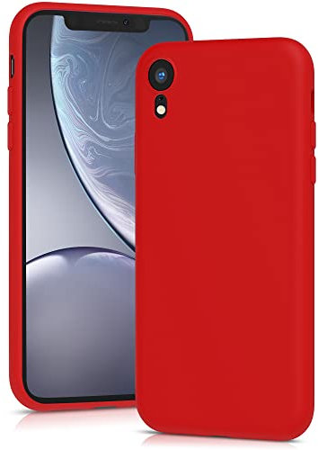 YATWIN Silicone Case for iPhone XR, Soft-Touch, Shockproof, DustProof, Antiskid Full Body Armour Phone Cover for Apple iPhone XR - Red