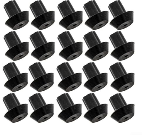 Elchuiaby Rubber Feet Bumpers for Gas Stove 20 Pack Replacement for Worn Grate Feet (Black (20 packs))