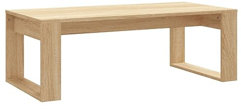 vidaXL Tavolino da Salotto Rovere Sonoma 102x50x35cm Legno Multistrato
