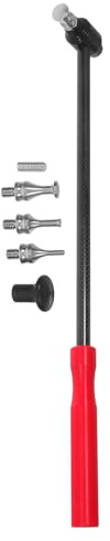CLISPEED Martello per Rimozione Ammaccature Auto Rosso Kit Attrezzi per Riparazione Carrozzeria Porte e Grandine Strumento Compatto per Estrazione Ammaccature Senza Danneggiare Vernice