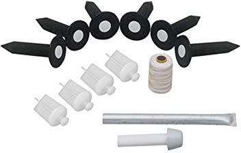 Markers Inc Baseball Field Lining Kit , Black/White 15 x 10 x 5