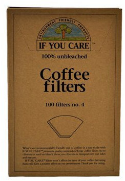 Pack of 9 x If You Care #4 Cone Coffee Filters - Brown - 100 Count