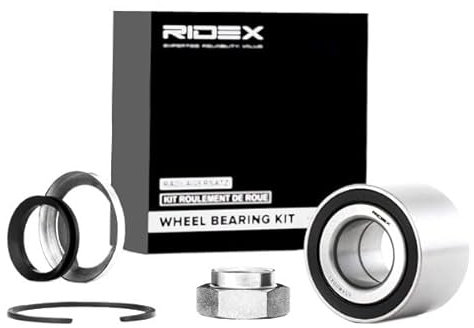 RIDEX Kit de roulement de roue 654W0041 des deux côtés du pont arrière Diamètre intérieur: 25mm Diamètre extérieur: 52mm Roulement à billes à contact oblique