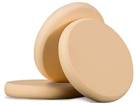 Make-up Schwämmchen von PPX, beige, MakeUp Schwamm oval für kosmetische makellose Foundation, empfindliche und alle Hauttypen