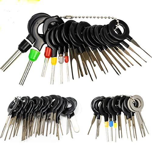 AUTOXBERT 52tlg. Entriegelungswerkzeug Set KFZ Stecker Auspinwerkzeug Terminal Removal Tool Kit ISO Pin Lösewerkzeug