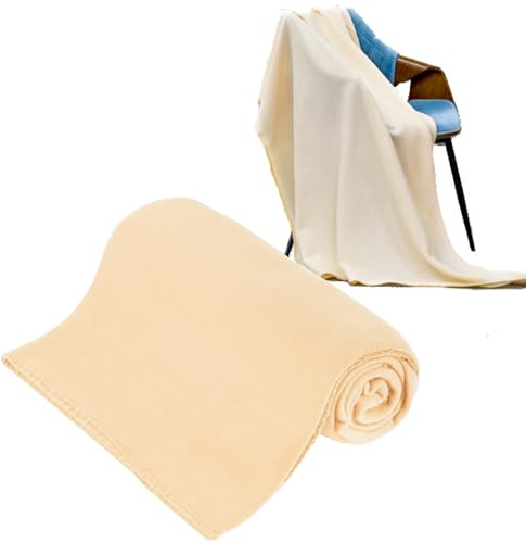 Teesa Couverture Polaire 130 x 150 cm Crème TSA8900-4