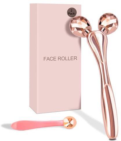 Massaggiatore viso 3D Rullo di viso lifting Facial Massage Sollevamento per Donna Anti-rughe Anti-aging Skin Tightening Firming