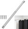Edelstahl Teleskopstange Spannstange,Kleiderstange Schrank,Duschvorhangstange,Verstellbare Garderoben Spannstange,Ausziehbare Metallstange Für Schrank,Klemmstange Kleiderschrank,Kiuiom