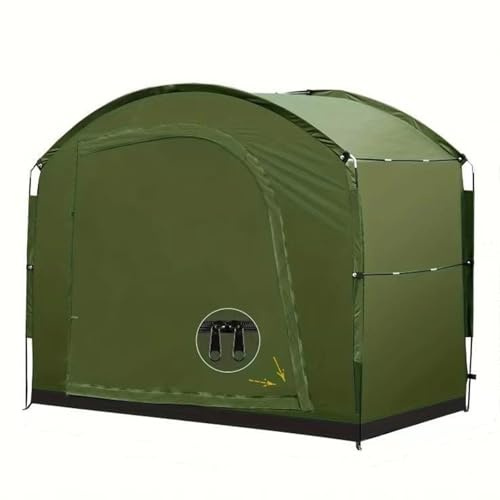AMDHZ Bicycle Covers Outdoor Storage Waterproof Clearance Storage Shed Motorcycle Shelter for Bicycles, Lawn Mower, Garden Tools(B,200x80x165CM)