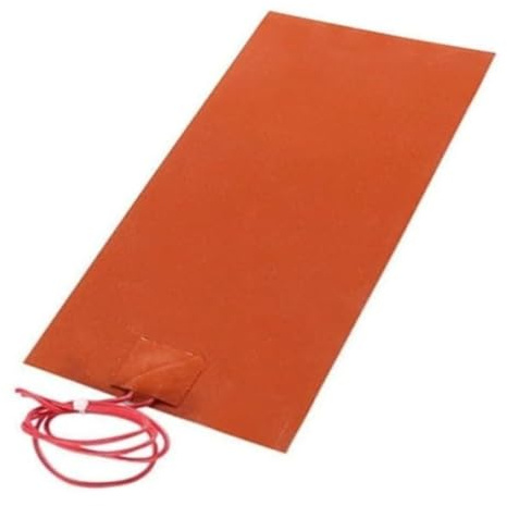 Silikonvärmedyna 5V 80W 100x200mm Vattentät värmeplatta for bilbränsletankar och batterier