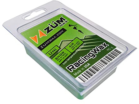 ZÜMWAX Iron-On Ski/Snowboard/Nordic/Cross-Country Universal Wax, 140g, Vanilla Scent, PFAS-Free, Made in USA, 100% Hydrocarbon