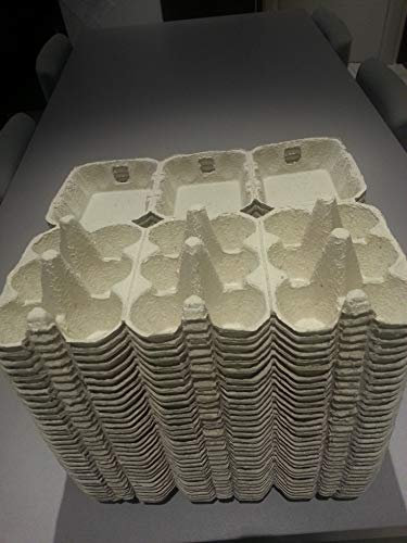 LOT 51 BOITES GRISES EN CARTON POUR 6 OEUFS LIVRAISON POINT RELAIS POUR REVENDEURS, EMBALLEURS, FERMIERS