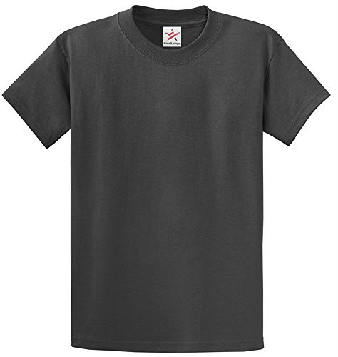 Star and Stripes Plain Dark Grey T Shirt Unisex Tshirts Grey X Large 100% Rich Soft Cotton T Shirt