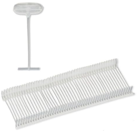 Pokornys – 1.000 Heftfäden (40 mm) für Etikettierpistole Standard – Tag Pins aus transparentem Kunststoff zur Etikettierung von Kleidung und Anderen Textilien – für Kartonetiketten mit Loch geeignet