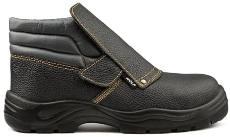 BWOLF Welder Schweißerschuhe Dachdeckerschuhe Schweißerschuhe Leder Arbeitsschuhe Herren S3 Sicherheitsschuhe Herren S3 wasserdicht, ölbeständig (EU Schuhgrößensystem, Erwachsene, Numerisch, M, 41)