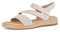 Gabor Damen Riemchensandalen, Frauen Sandalen,Sommersandalen,bequem,flach,Sommerschuhe,Freizeitschuhe,Muschel (S.Holz),44 EU / 9.5 UK