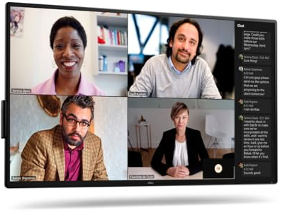 DELL P5525QC Pannello piatto per segnaletica digitale 138,8 cm (54.6) LCD 400 cd/m? 4K Ultra HD Nero