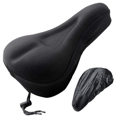 Bike Seat Cushion,Bike Seat Cover,Exercise Bike Seat Cushionfor Men & Women, Extra Soft Gel Padded Bike Seat Cover Compatible with Peloton, Outdoor & Indoor