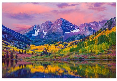 1000 Pieces Puzzles for Adults - The Milford Sound Fiord Fiordland National Park New Zealand Jigsaw Puzzle Challenging for Youth Fun Puzzle Family Educational Game Toys Holiday Activities Gift