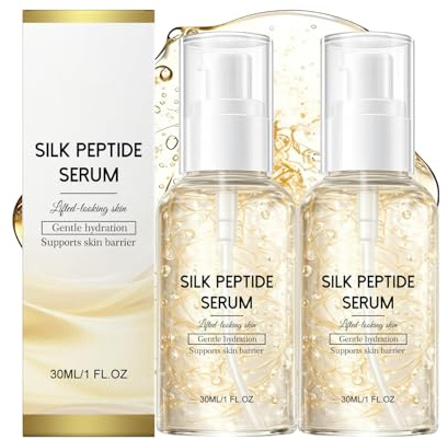 Ampolla intensiva de péptido de seda, 30 ml, suero antiedad, suero revitalizante de colágeno, ampolla cosmética coreana, levante de péptidos de seda dorada, calma y mejora la estructura de la piel (2)