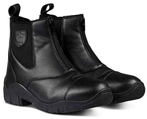 HORZE Idaho Winter Paddock Boots - Black - 6.5