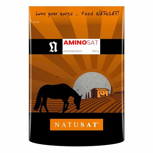 Natusat AminoSat: mezcla de aminoácidos para un metabolismo funcional en caballos (1500 g)