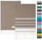 NOUR Hamamtuch Strandtuch | 2er Pack | groß 100x200 cm | aus 100% Baumwolle | Picknickdecke | Saunatuch | Extra leicht | saugstark | schnelltrocknend | Sandfrei (braun)
