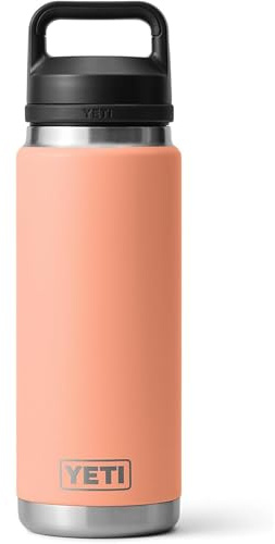YETI Rambler 26 oz Bottle, Vacuum Insulated, Stainless Steel with Chug Cap, Lowcountry Peach