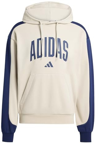 adidas Men's Collegiate Fleece Hoodie Hooded Sweatshirt (pack of 1)