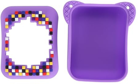 Brrnoo , Magicals Digital Pet Magicals Interactive Digital Pet avec Lanière Housse en Silicone Résistante aux Rayures pour Animaux de Compagnie électroniques Sac de Rangement de Voyage pour (Purple)