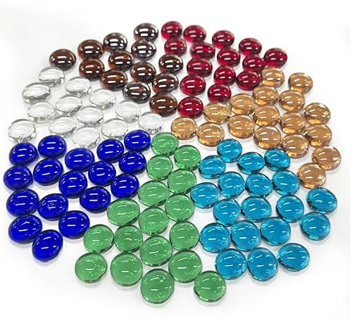 HO-SFSM Colourful Glass Stones Muggle Stones