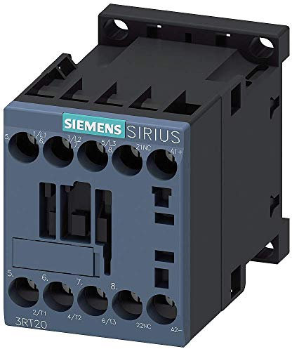 Siemens 3RT2016-1BB42 Schütz 3 Schließer 4 kW 24 V/DC 9 A mit Hilfskontakt 1 St.