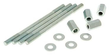 Stehbolzensatz mit Muttern M7 / 120mm kompatibel für Derbi-Senda 50 (00-05) EBS, DERBI Senda 50 (94-99) EBS