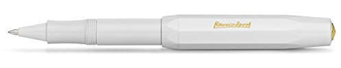Kaweco CLASSIC SPORT Rollerball White I Gel/Ballpoint Pen Including 0.7 mm Refill I in Classic Design with Ceramic Ball 13.5 cm