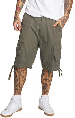 Brandit Herren Urban Legend Shorts Cargos, Oliv, 6XL