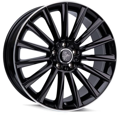 Keskin KT18 7JX17 5/114.3 ET40 72.6 Black Lip Polish Jante en aluminium