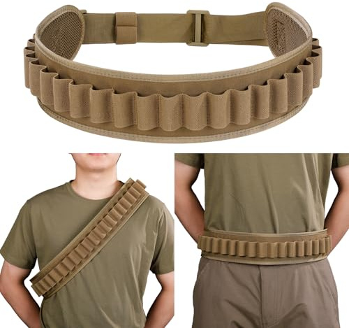 EXCELLET ELITE SPANKER Cintura per cartucce per fucile da caccia Custodia per cartucce per fucile da caccia da 24 colpi Cintura per proiettili Shotgun(COB)