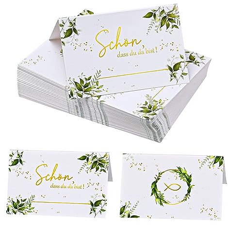 50pz Segnaposto Cartellini - Etichette con nome e segnaposti in uno - Segnaposti per una disposizione perfetta dei tavoli - Carte nome per una celebrazione di stile