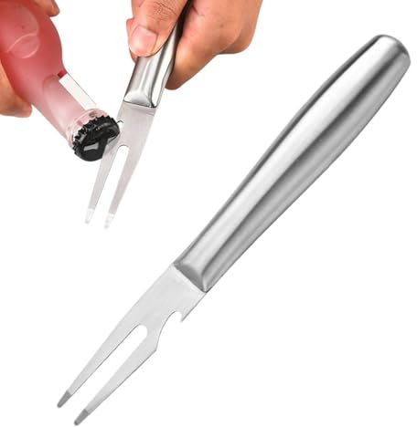 Tenedor para servir carne, Tenedor para trinchar cubiertos - Tenedor para barbacoa Tenedor para trinchar resistente,Herramientas para barbacoa, tenedor para tallar con mango ergonómico para acampar