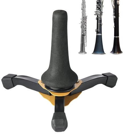 Gerader Sopransaxophonständer, tragbarer Saxophonständer, Sopransaxophon-Displayständer, Saxophonständer für Sopransaxophon, Sopransaxophon-Instrumentenständer, faltbarer Stativhalterständer |