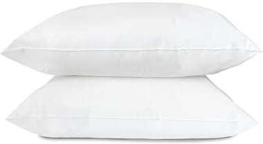 Lancashire Textiles Hospital Pillow Medical Grade Wipe Down Easy Clean Pillow – Hollowfibre Filled Pillows for Nursing Homes, Hospitals and Children’s Bed - 20 x 30 (2 Pack, 74cm x 48cm)