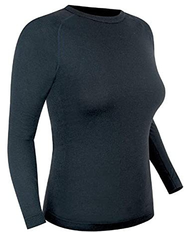 F-lite dam funktionellt underkläder longshirt Woman, svart, L