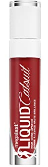 Wet n Wild, MegaLast Liquid Catsuit Hi-Shine Lipstick, Liquid Lipstick with Hydrating Formula with Vitamin E, Murumuru Seed Butter, Argan Oil and Macadamia Oil, Bad Girl's Club