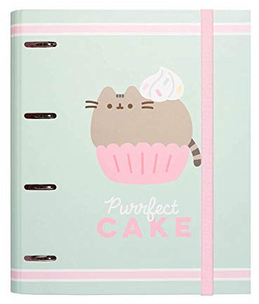 Erik Ringordner A4 Schmal 4 Ringe - Ordner Rosa - Aktenordner 4 Ringe - Ringbuch A4 - Büro & Schul Zubehör