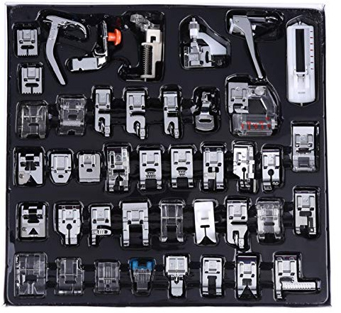 BabylockSinger, Janome, Elna, Machines à Coudre, 42Pcs Machine à Coudre Pieds-de-biche Set Kit d'accessoires de Machine à Coudre Multifonction pour Sewing Machines and