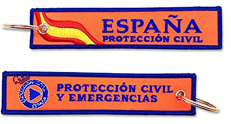 Tacro Llavero Protección Civil y Emergencias España Bordado